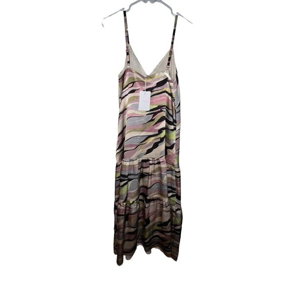 Ted Baker Warrenn Printed Button Through Cami Maxi Dress Dusky Pink US XS ( 1 ) - Picture 5 of 12